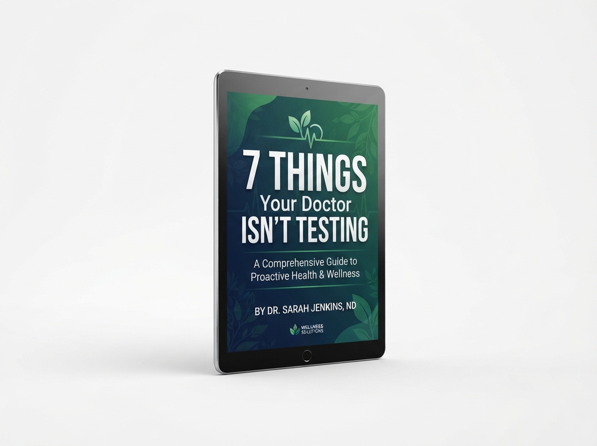 Free health guide ebook on a tablet device