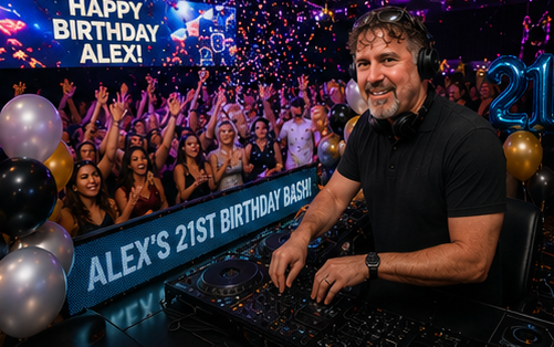 DJ Dave Voss providing Birthday Party DJ services in Delaware
