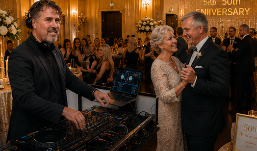 DJ Dave Voss providing Anniversary Party DJ services in Delaware