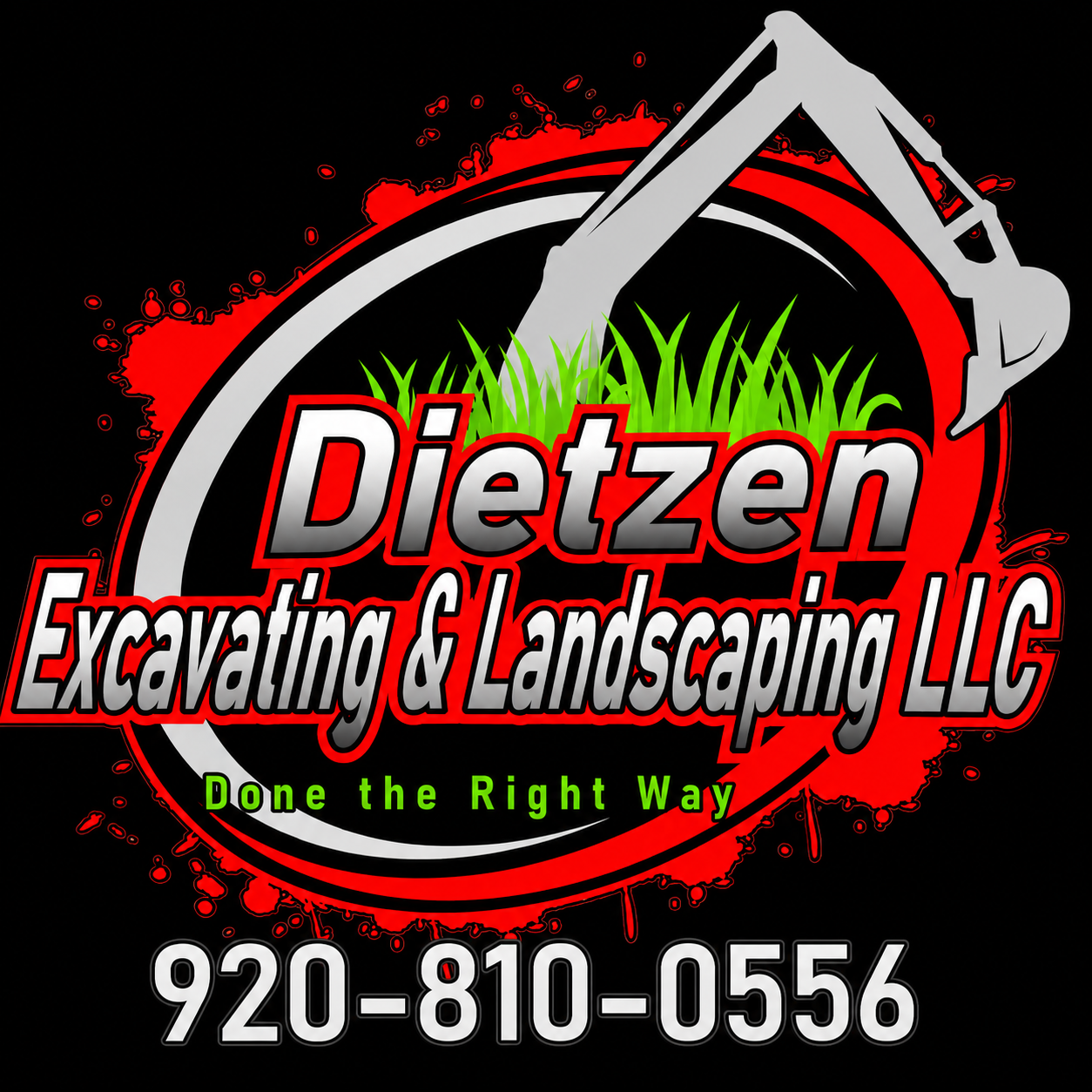 Dietzen Excavating & Landscaping Logo