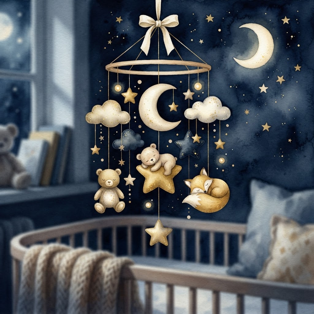 Golden Nursery Mobile — Music Box Dreams album artwork