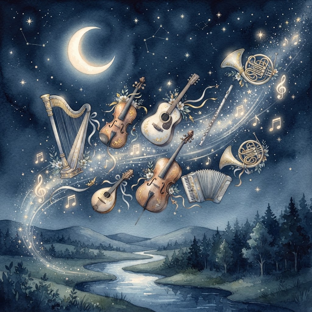 Gentle Instrument Journey — One-Hour Bedtime Mixes album artwork