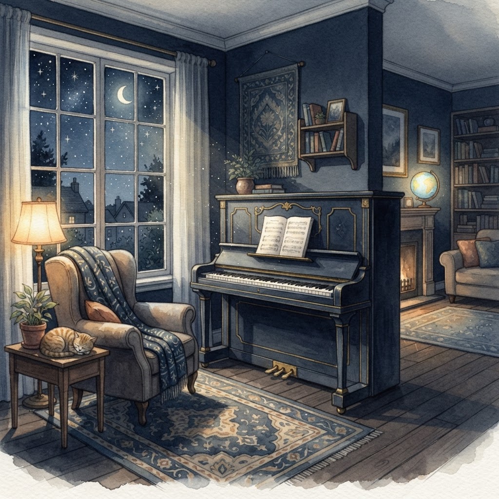 Peaceful Home Piano — Gentle Piano Lullabies album artwork