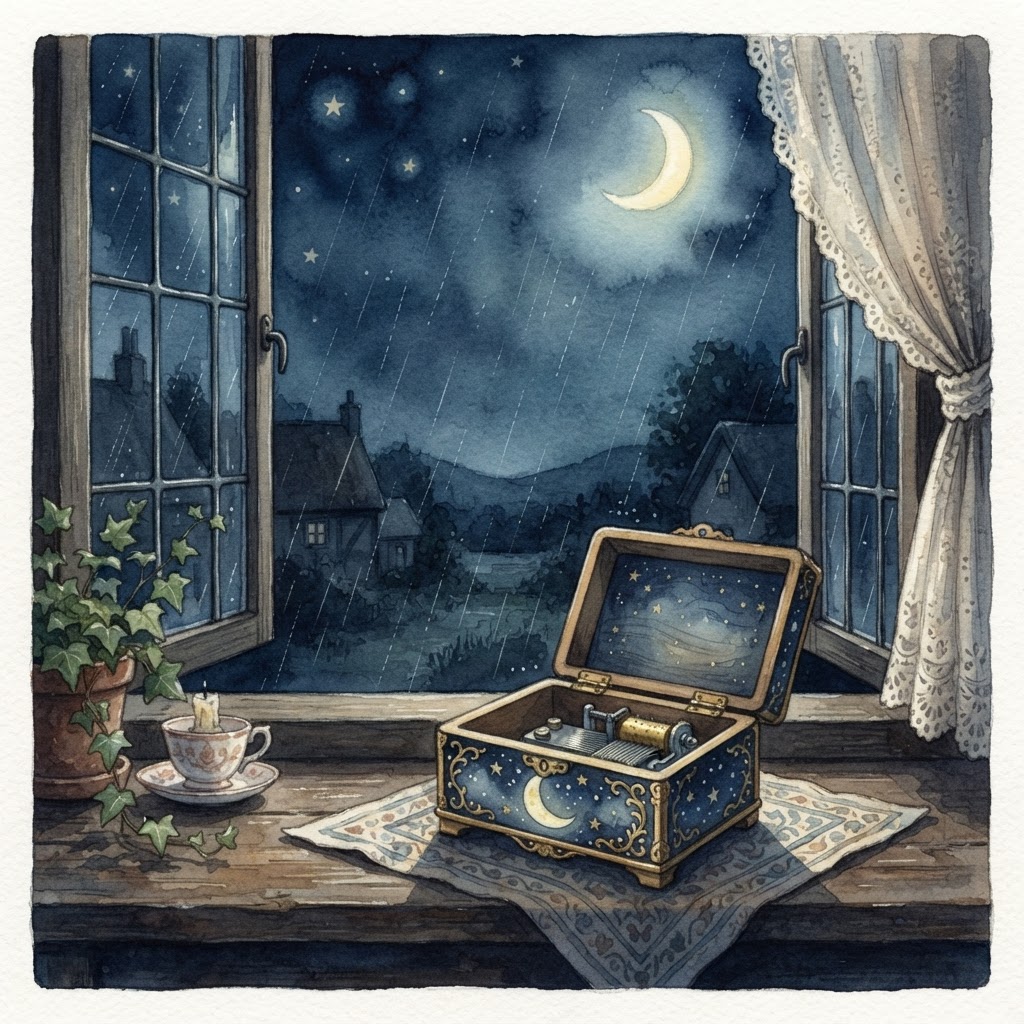 Drizzle Music Box — Rainy Night Sleep Music album artwork