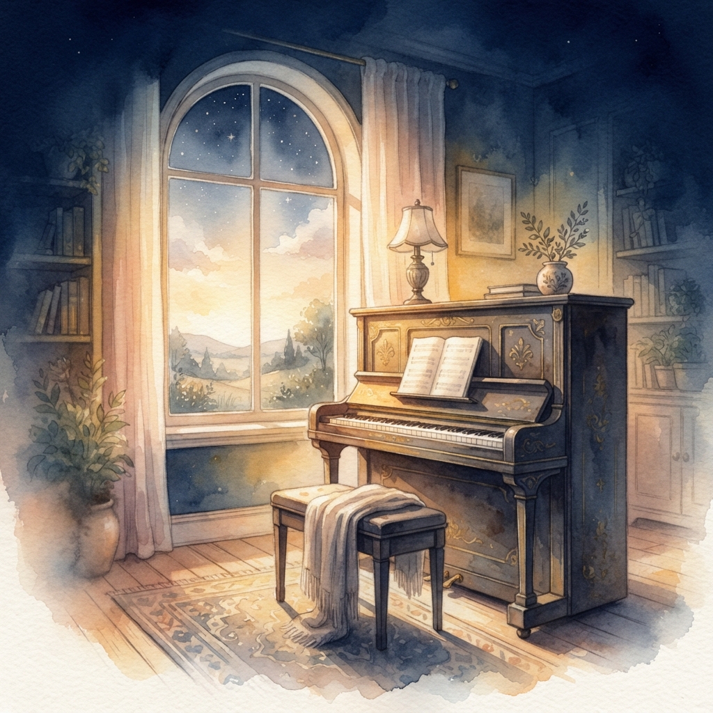 Golden Morning Piano — Gentle Piano Lullabies album artwork