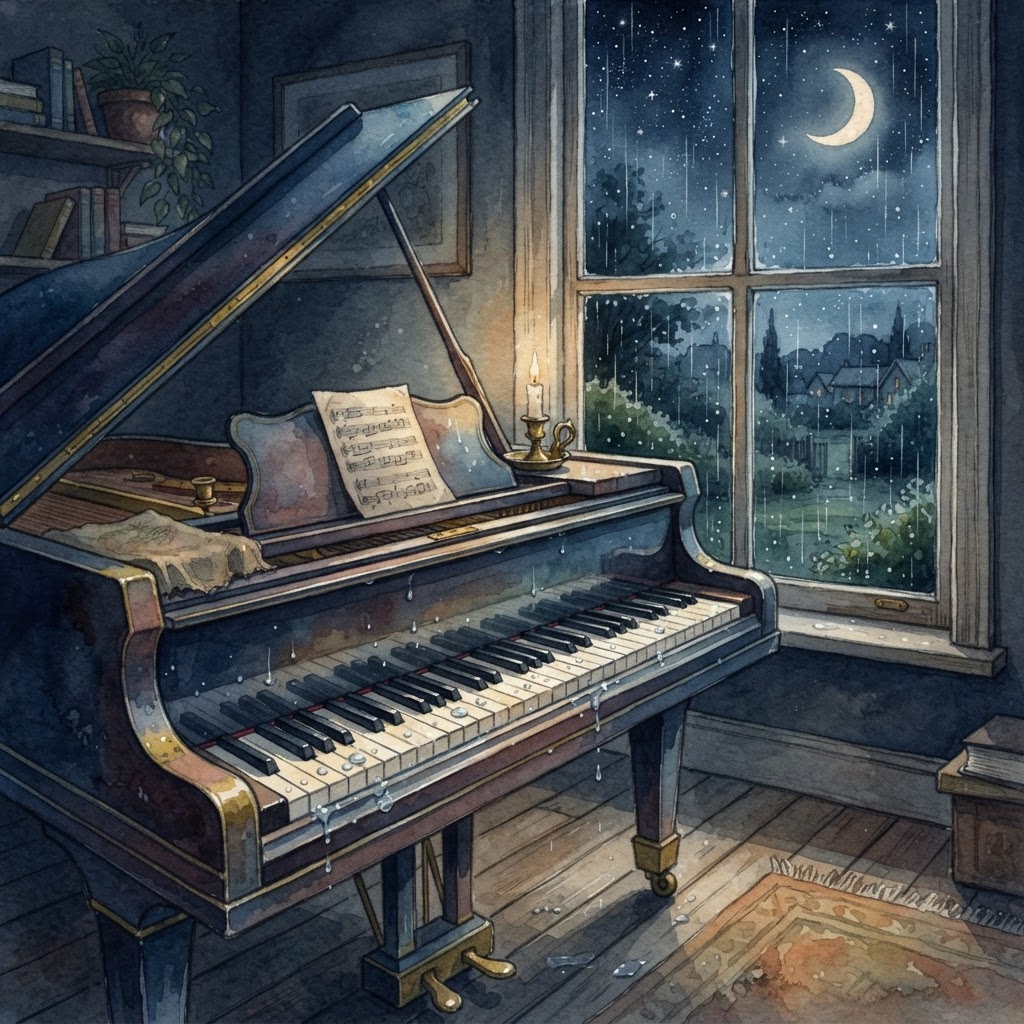 Soft Raindrop Piano — Gentle Piano Lullabies album artwork