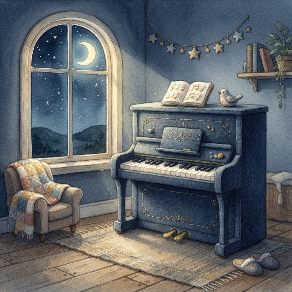 Moonlit Felt Piano — Gentle Piano Lullabies album artwork
