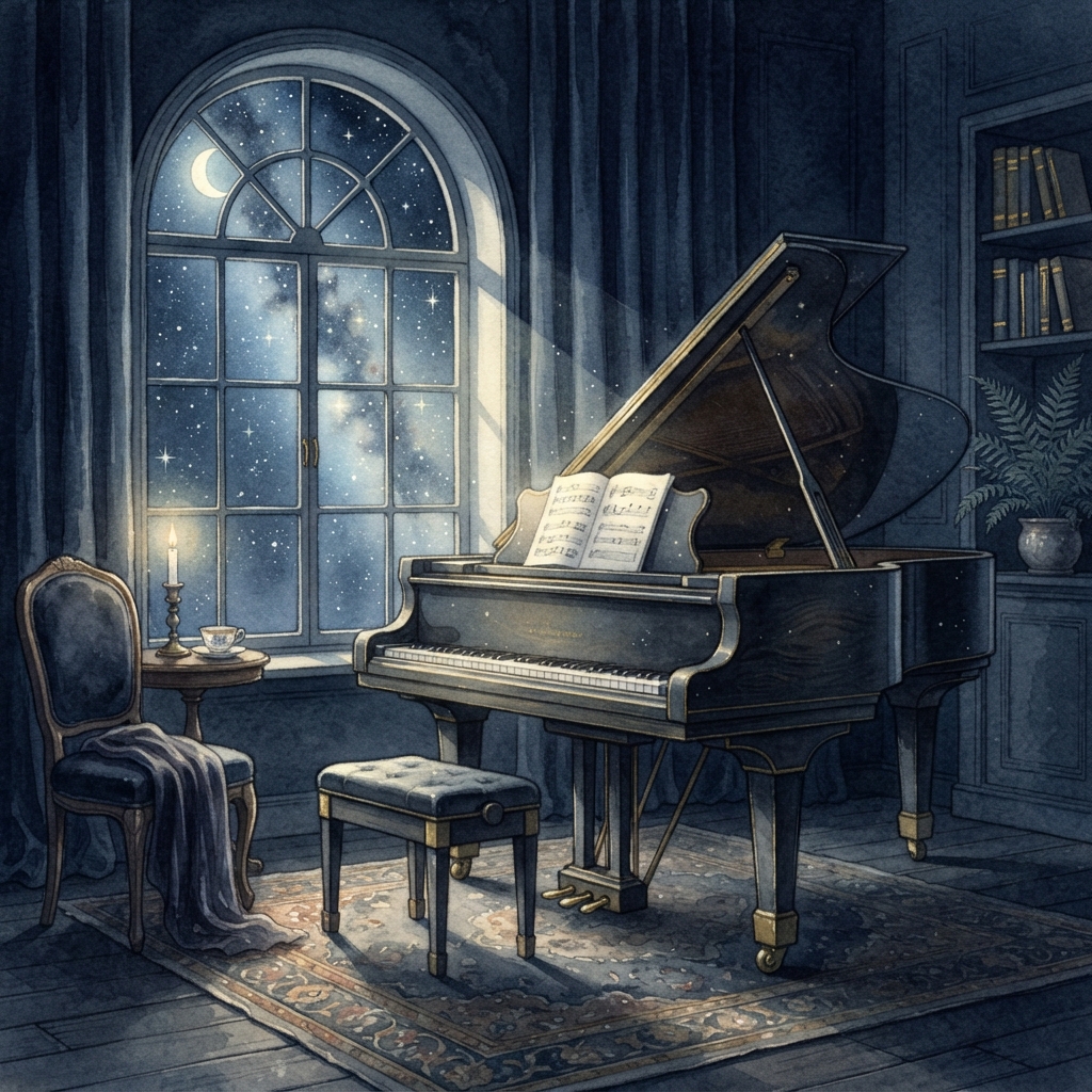 Velvet Evening Piano — Gentle Piano Lullabies album artwork