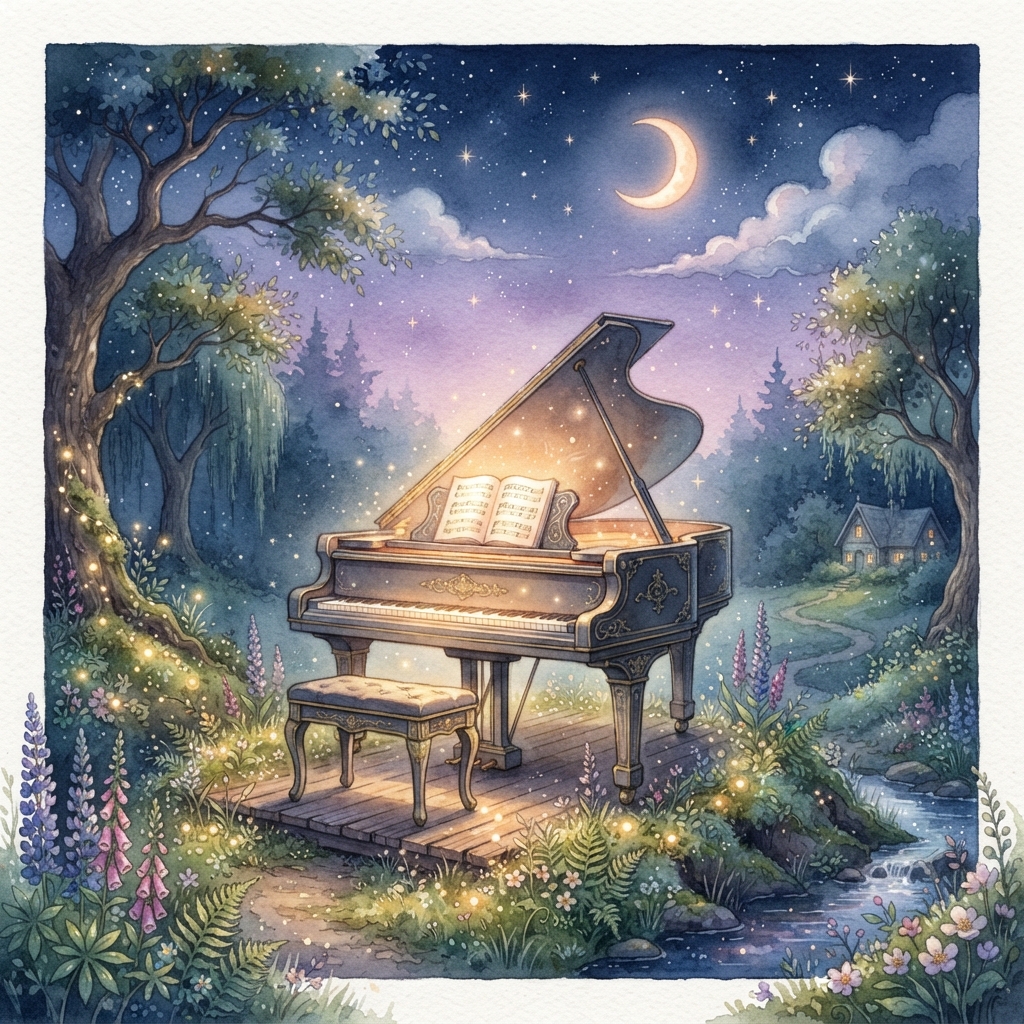 Twilight Piano Glow — Gentle Piano Lullabies album artwork