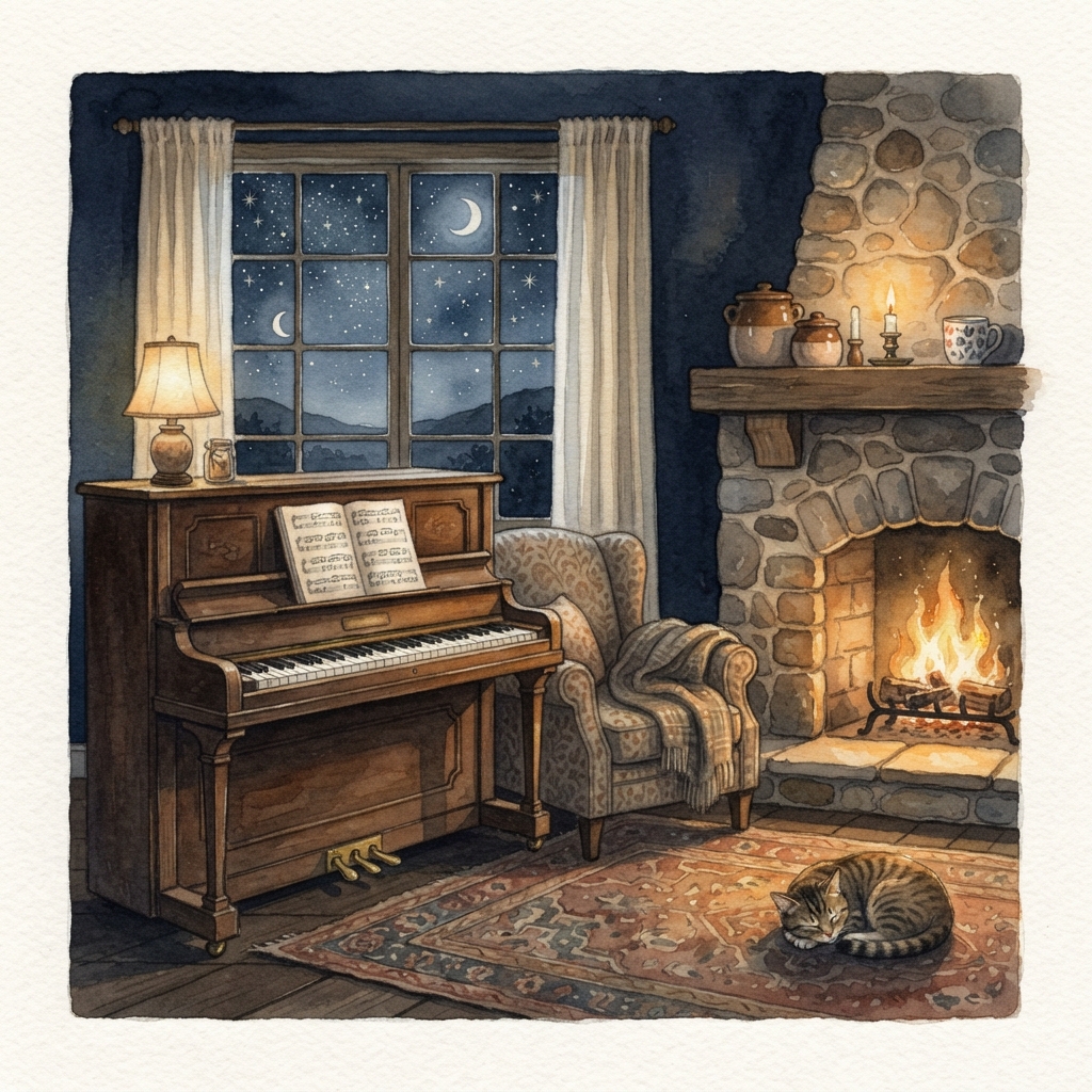 Hearthlight Piano — Gentle Piano Lullabies album artwork