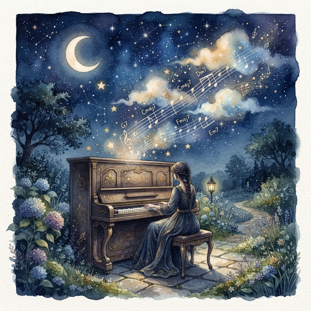 Floating Piano Chords — Gentle Piano Lullabies album artwork