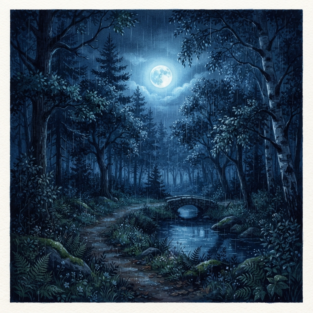Rainy Night Sleep Music for Babies