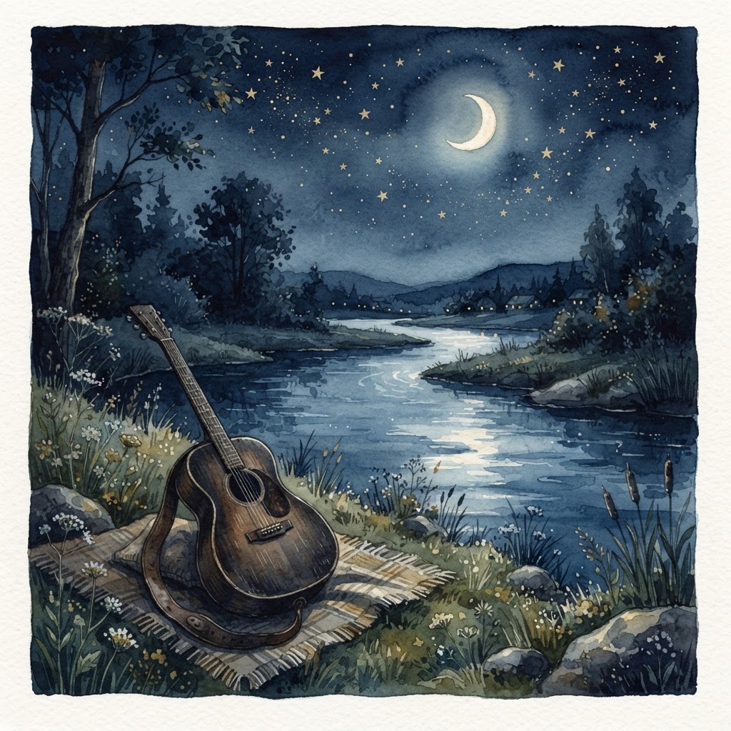 Quiet River Guitar — Ocean and Nature Sounds album artwork