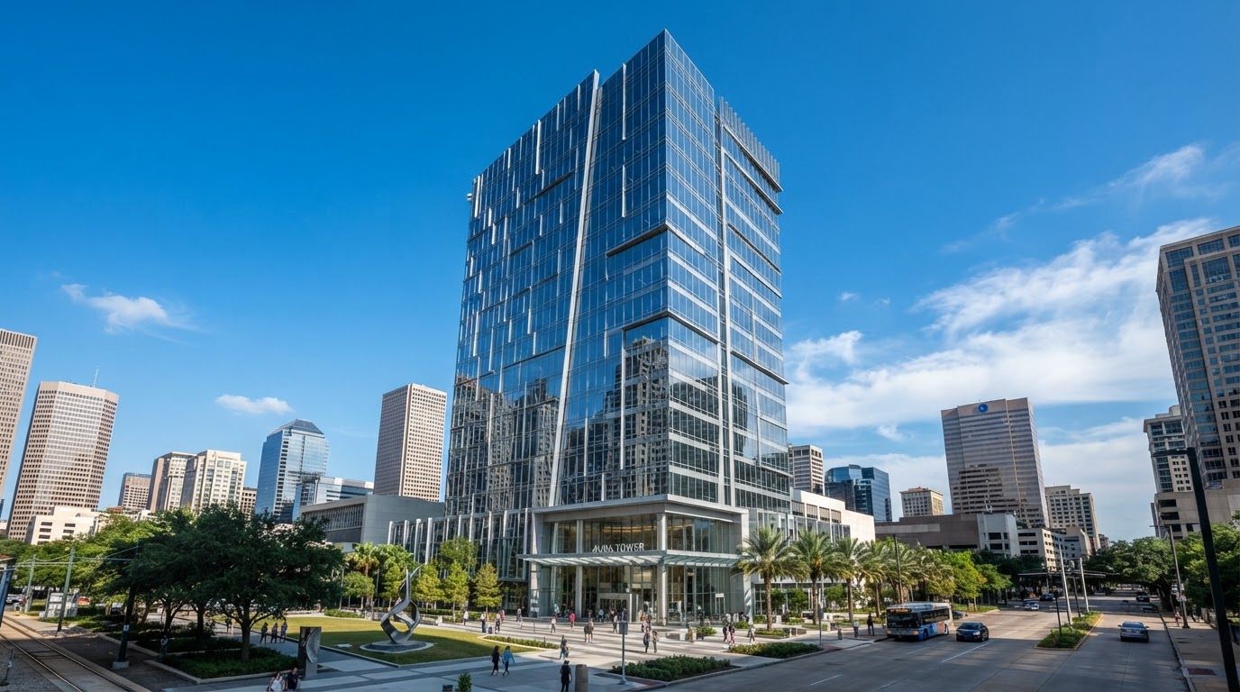 Commercial real estate building in Houston, Texas