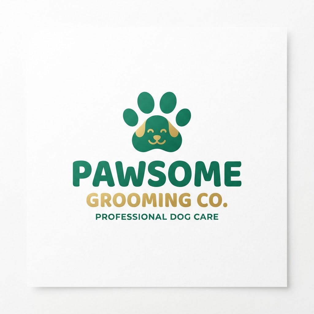 Pawsome Grooming logo — client of Purposed Unlocked Digital