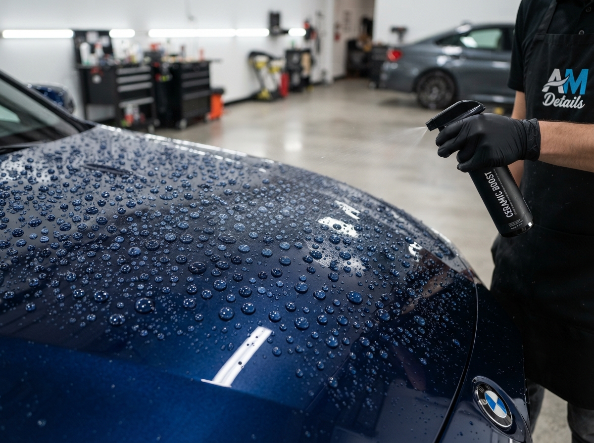 Mobile detailing results on a customer vehicle in Weymouth MA 1