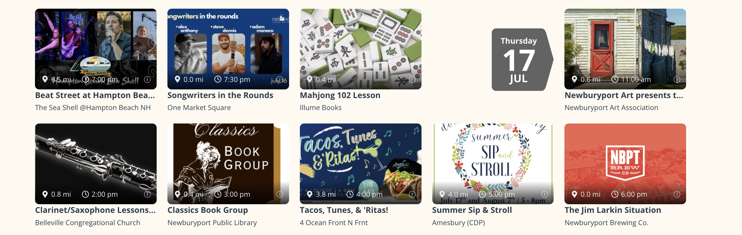 The Townie’s New Events Calendar is a Hub for Activities in Greater Newburyport