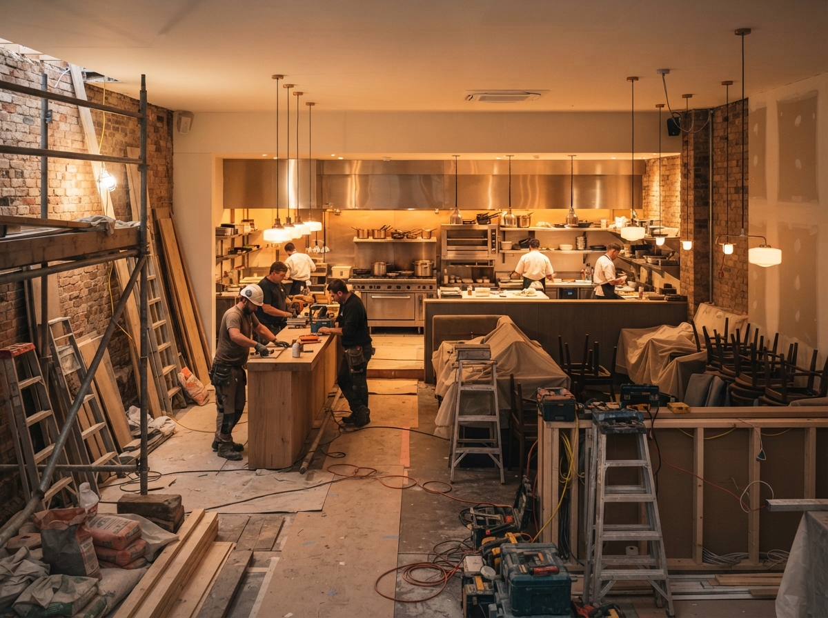 Restaurant refurbishment
