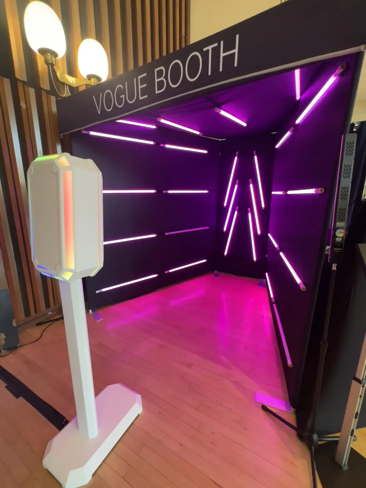 The Vogue Booth photo booth experience for events in the San Francisco Bay Area