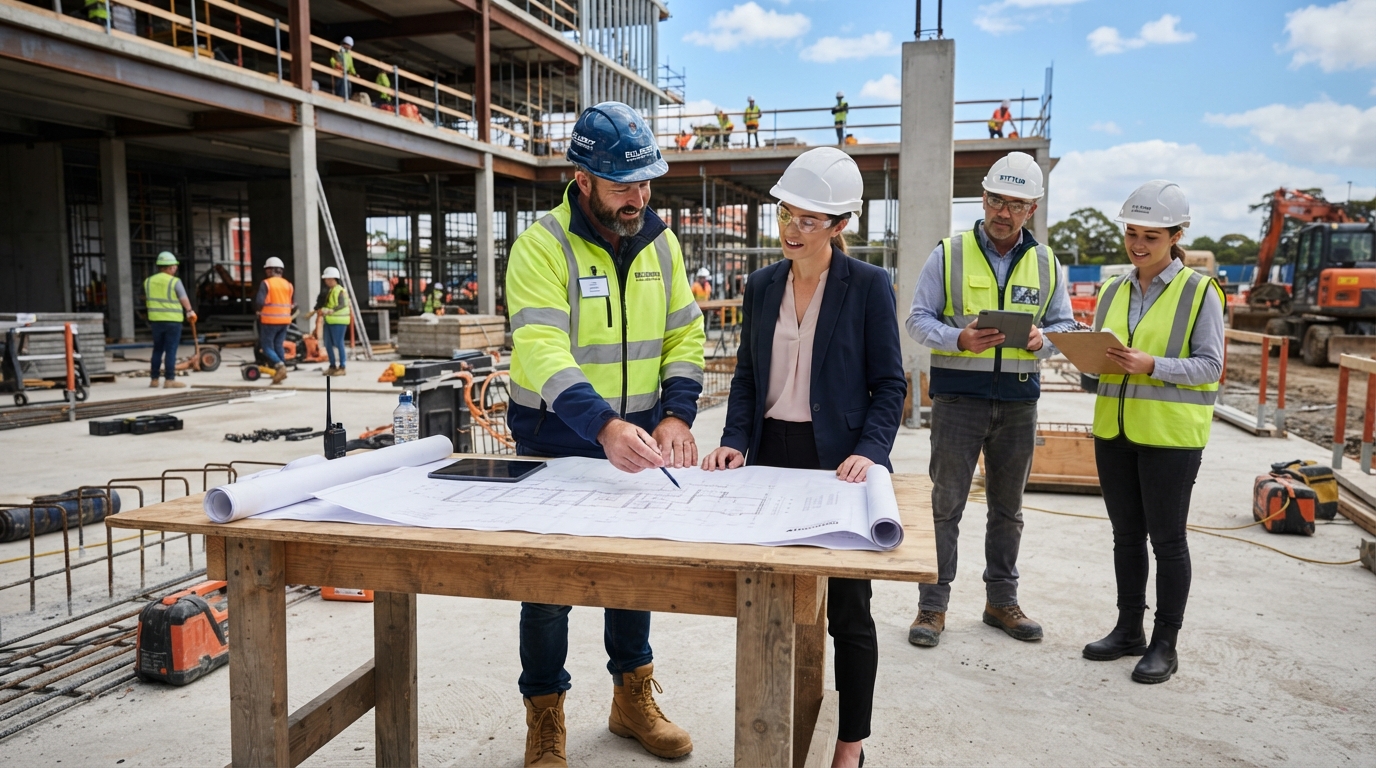 MARDAN Construction discussing project requirements with a client