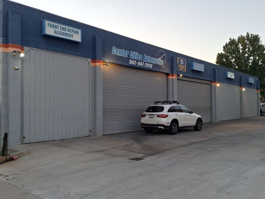 Center Cities Automotive front exterior on Leffingwell Road in Whittier, CA