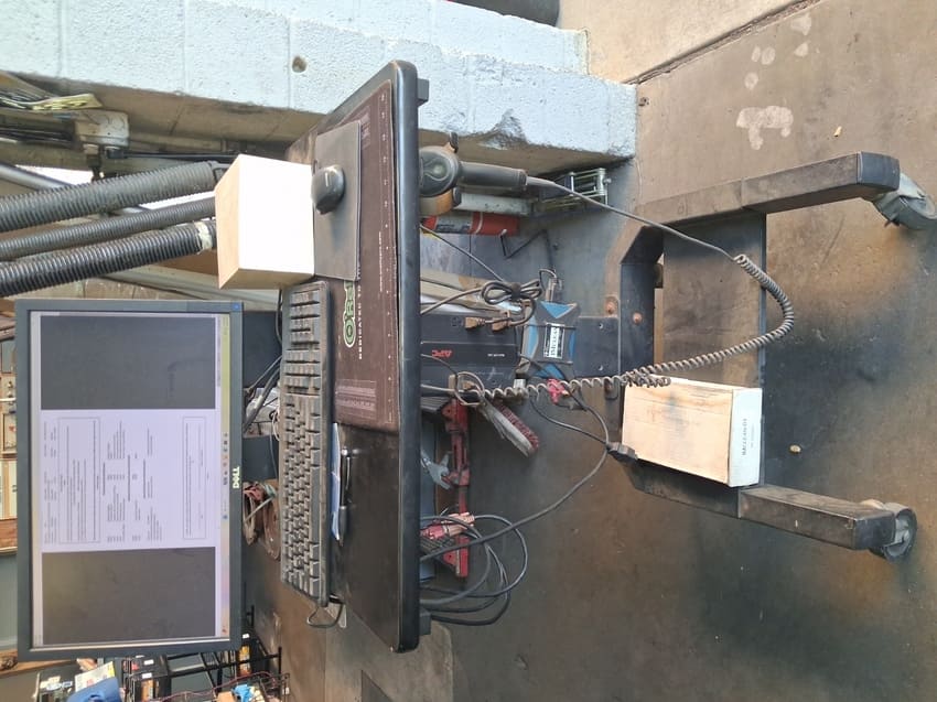Service bay diagnostic equipment at Center Cities Automotive