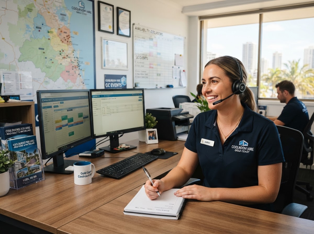 Customer service representative at Cool Room Rentals Gold Coast