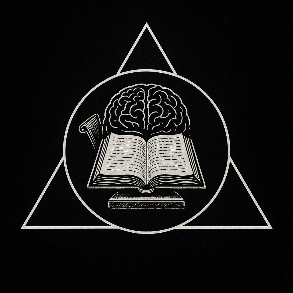 Men of Atom — Triangle, Brain, Book identity