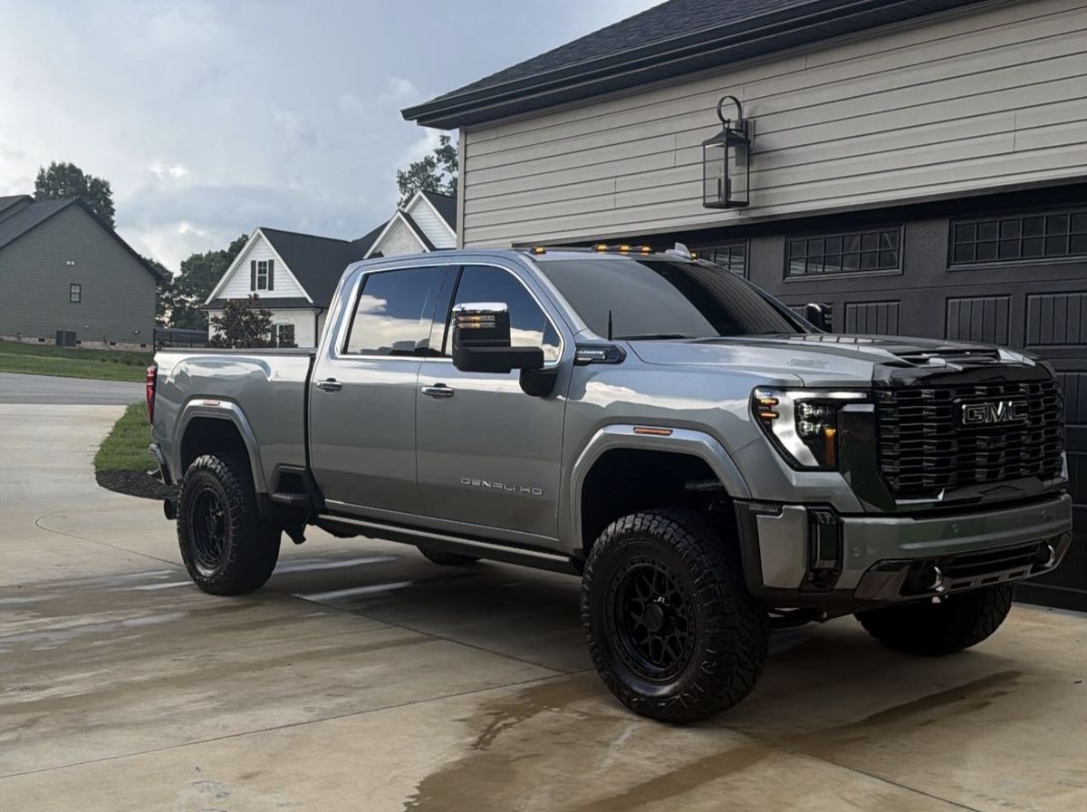 GMC pickup detailed at a Kernersville home
