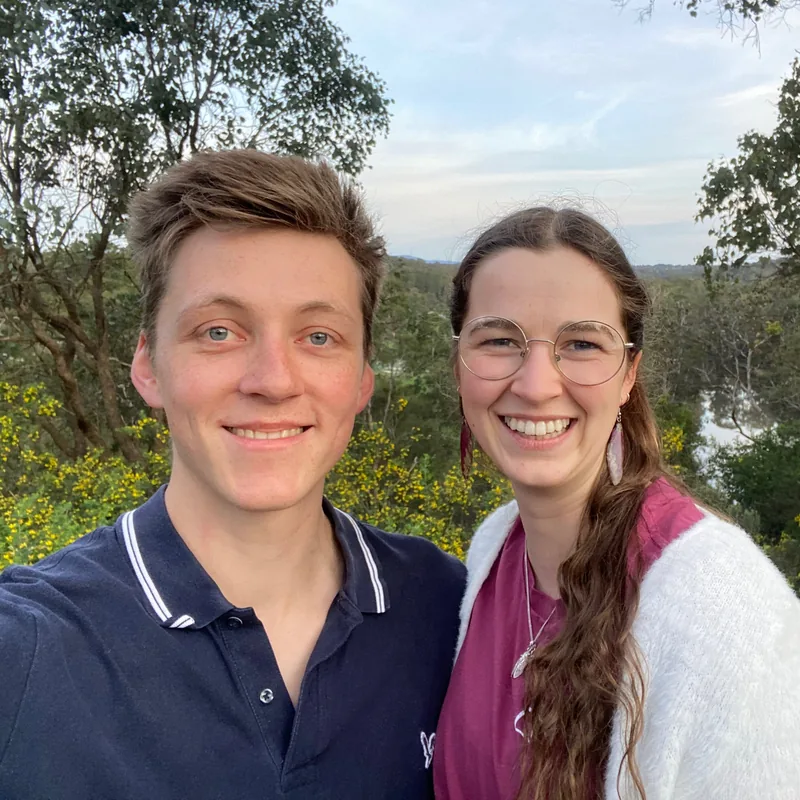 James and Talia Rutherfurd, founders of Clearwater Cleaning