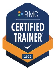 RMC Certified Trainer 2025 certificate for BMT Consulting