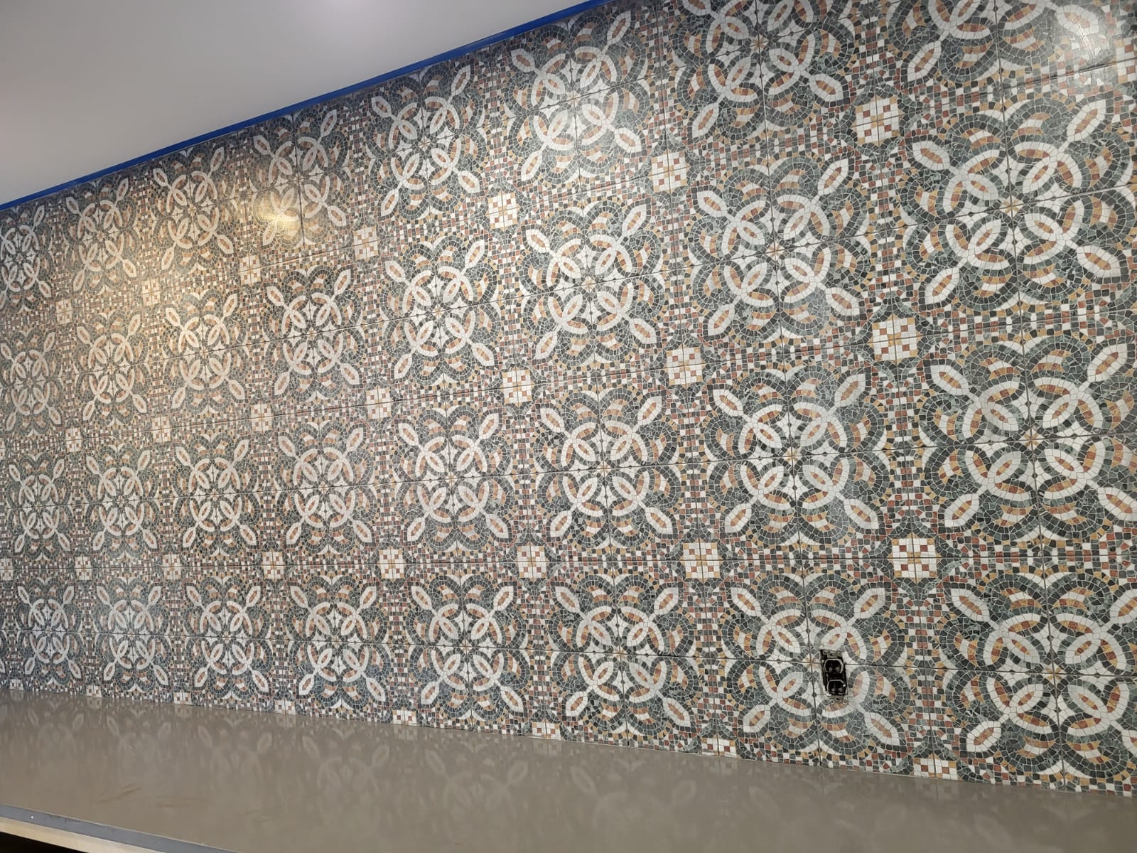 Mosaic tile installation project by Home Doctors of Jax