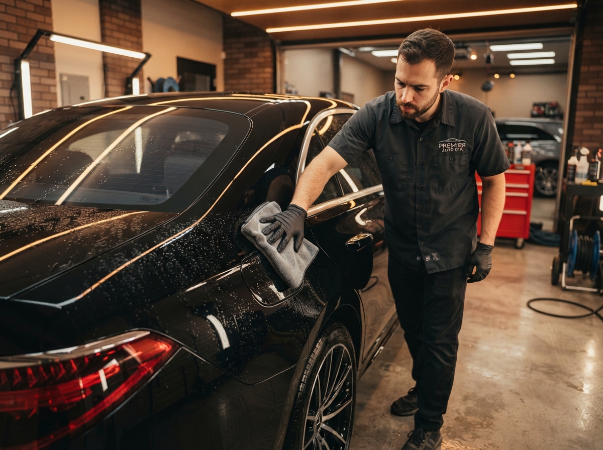 Car detailing at Pinoy Auto Garage