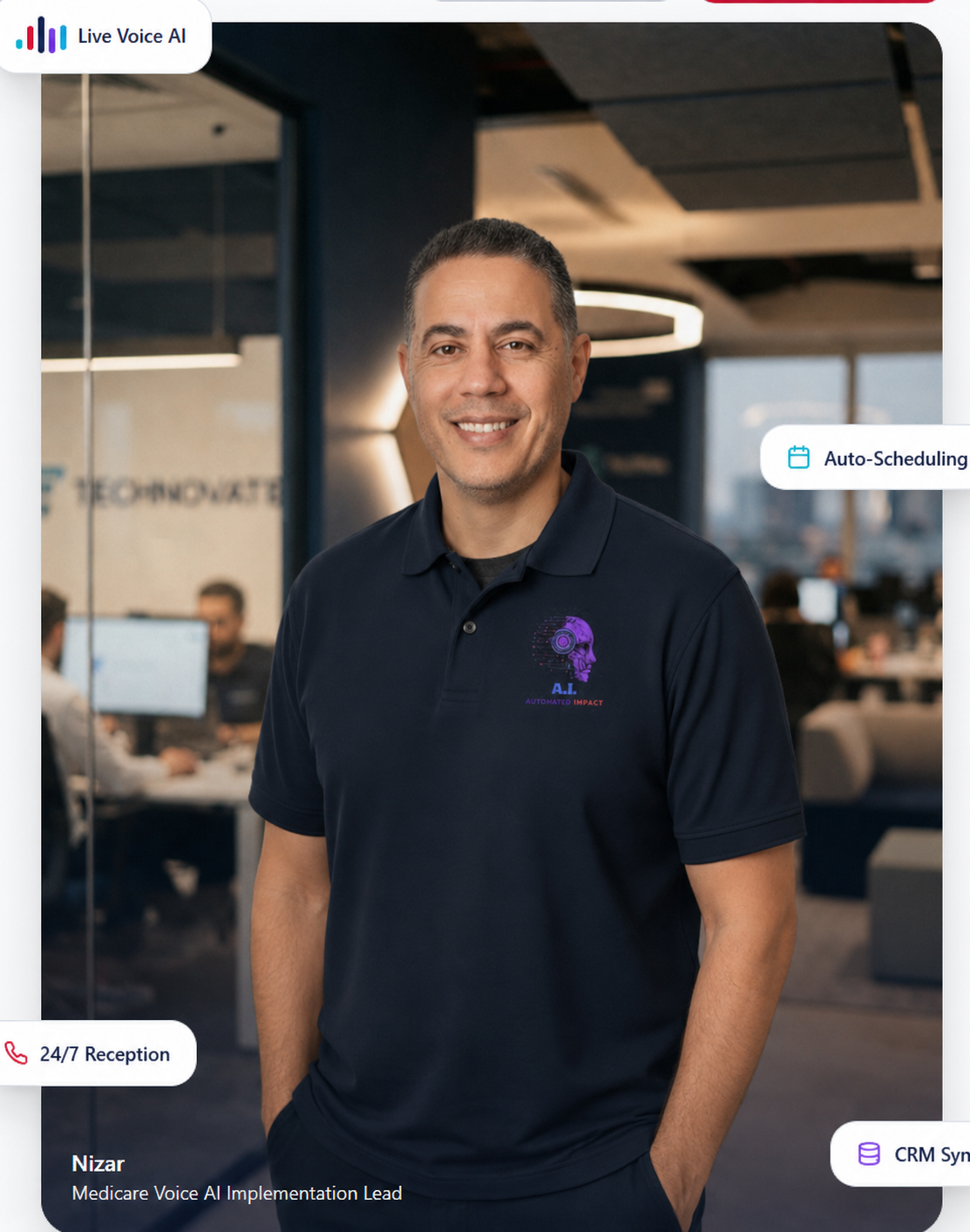 Nizar, MAVAS Medicare Voice AI Implementation Lead with approximately 10 years of Medicare industry experience