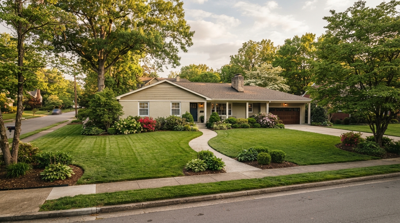 Established homes and mature landscaping in West Knoxville near West Hills and Bearden.