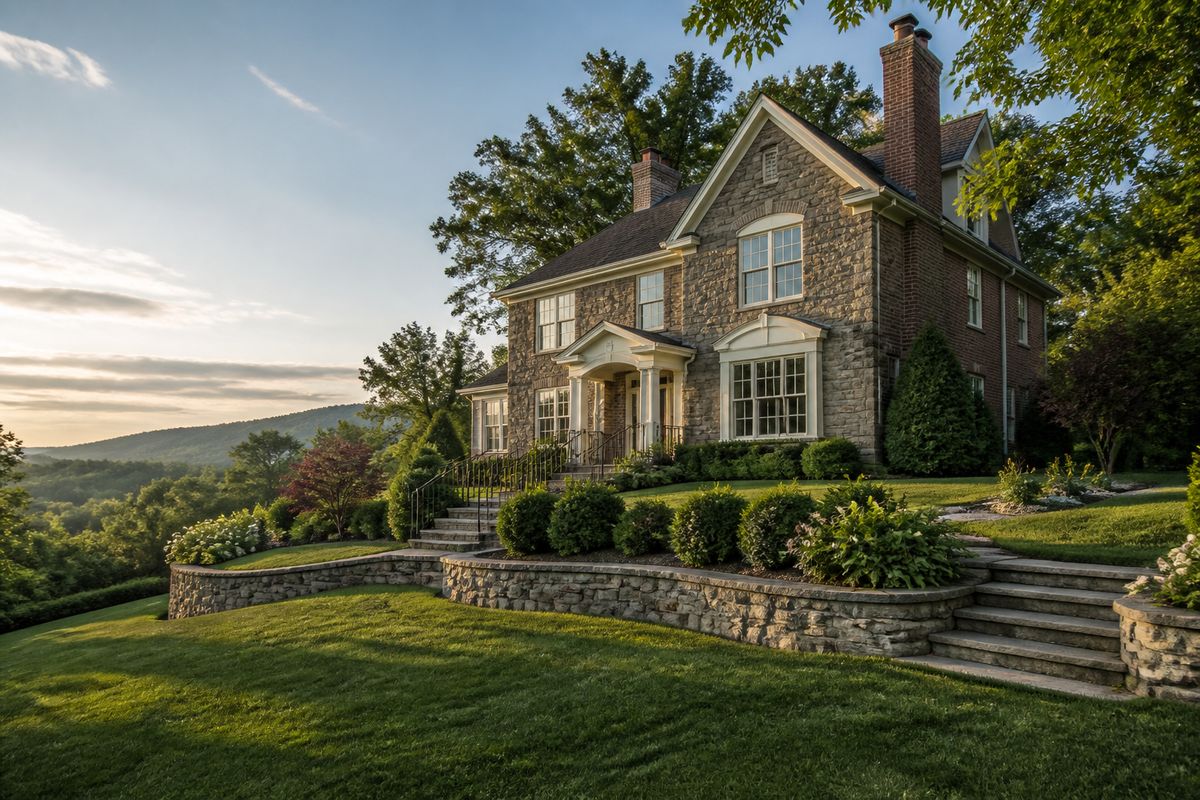 A distinctive East Tennessee home illustrating how location, architecture, and setting affect value