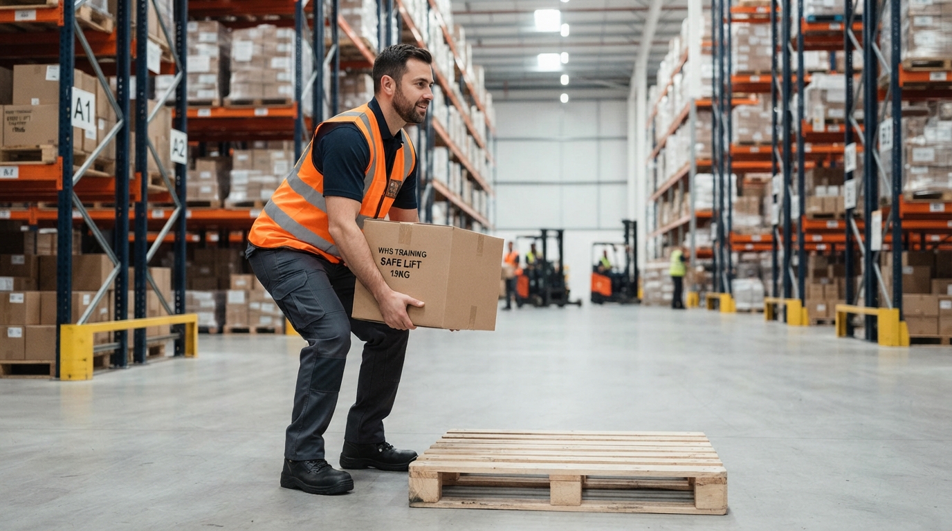 Manual Handling course title page
