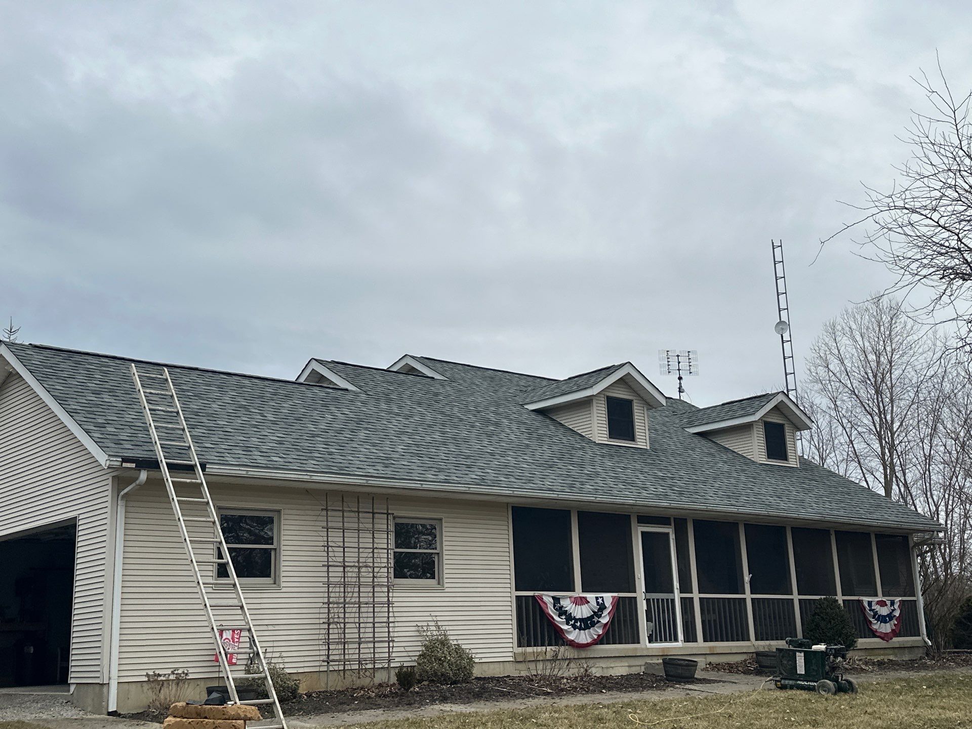 Before restoration - Roof Replacement