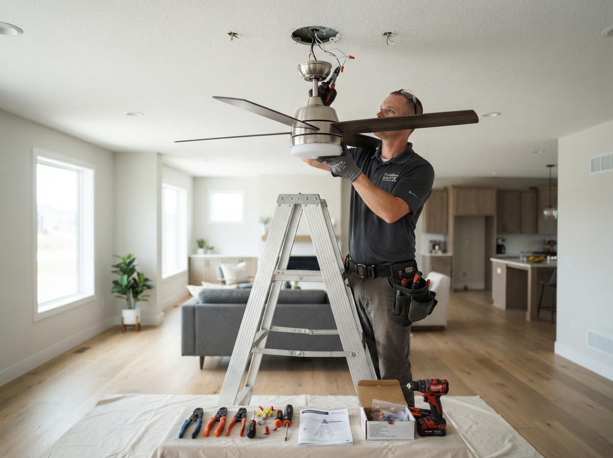Ceiling Fan & Light Fixture Installation