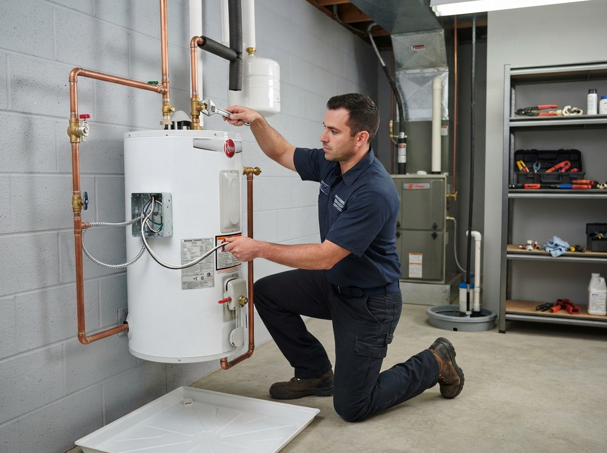 Electric Water Heater Installation