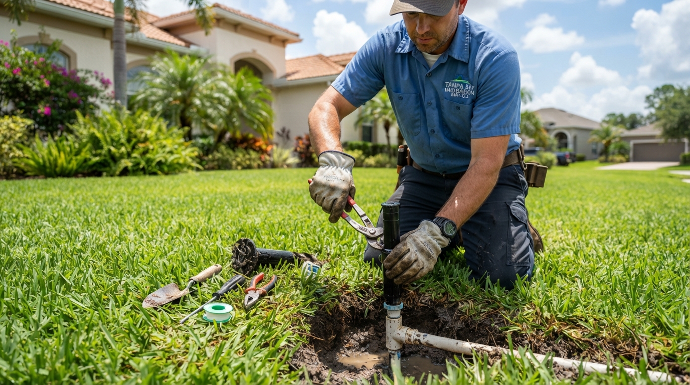 Sprinkler Repair & Troubleshooting — Tampa Bay Irrigation Services