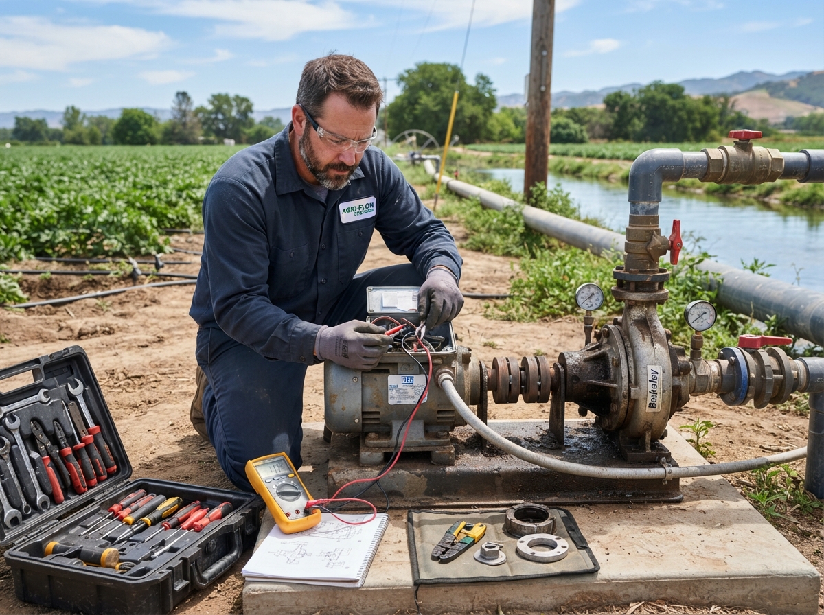 Pump & Motor Repair — Tampa Bay Irrigation Services