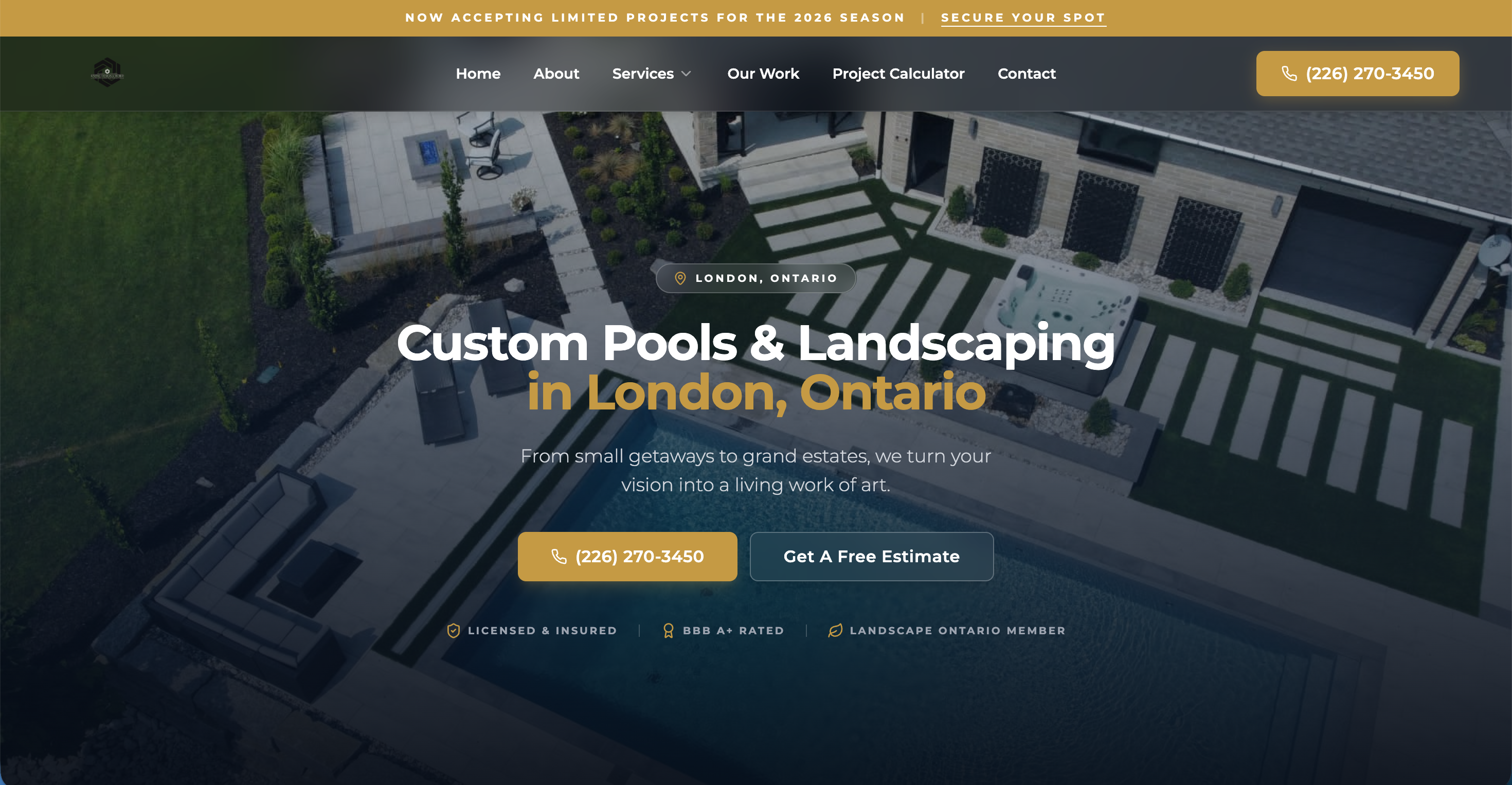Living Design & Build Website