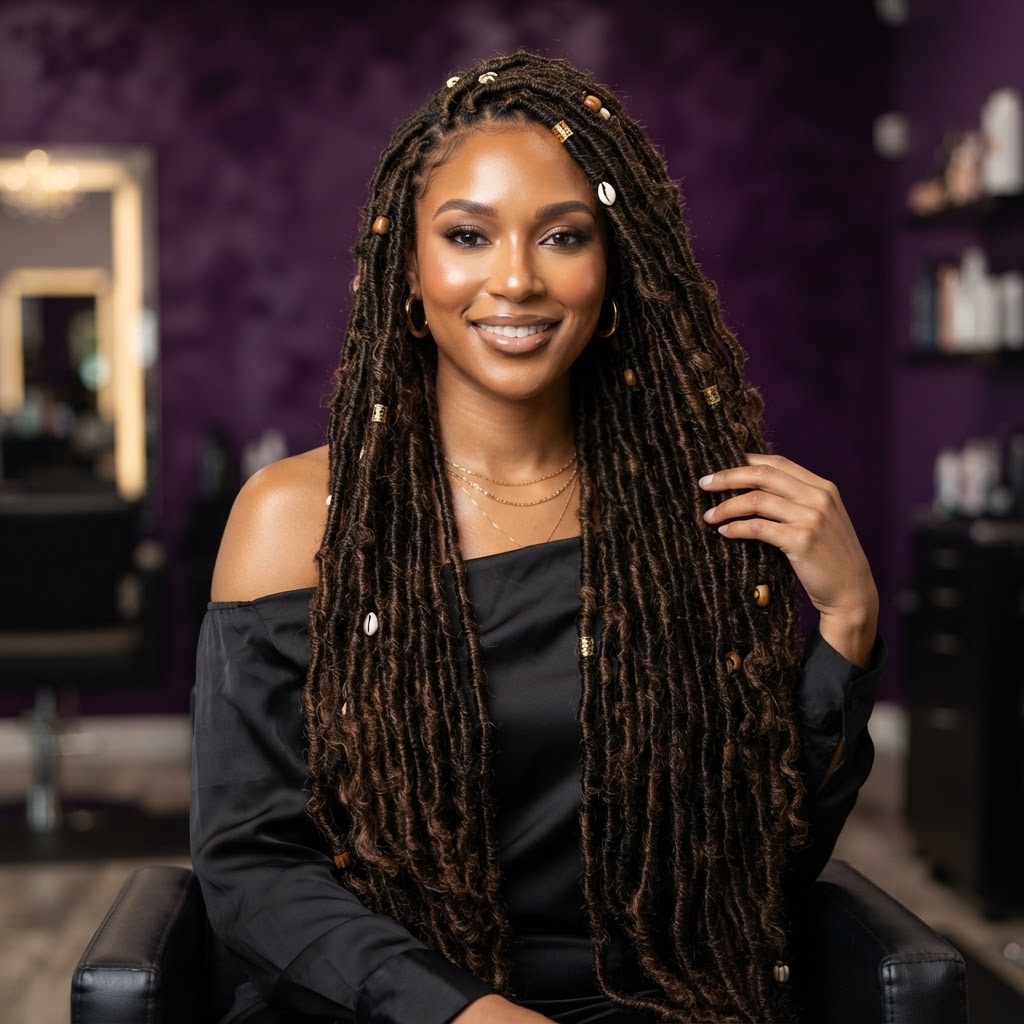 Braided hairstyle by Lauviah