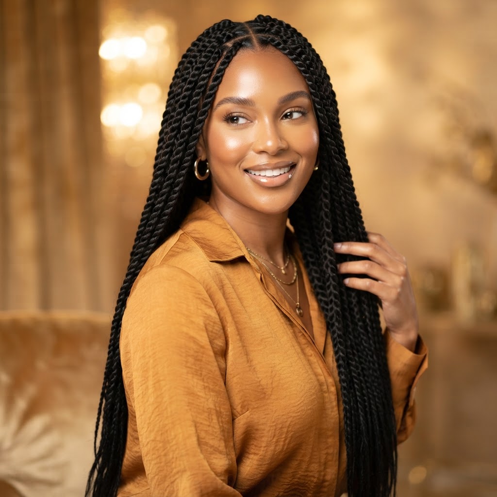 Braided hairstyle by Lauviah