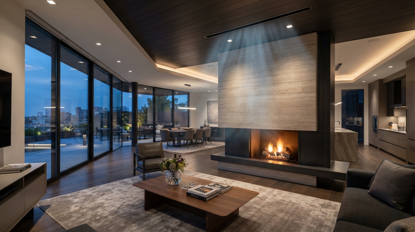 Luxury HVAC Climate Control in Modern Kansas City Home