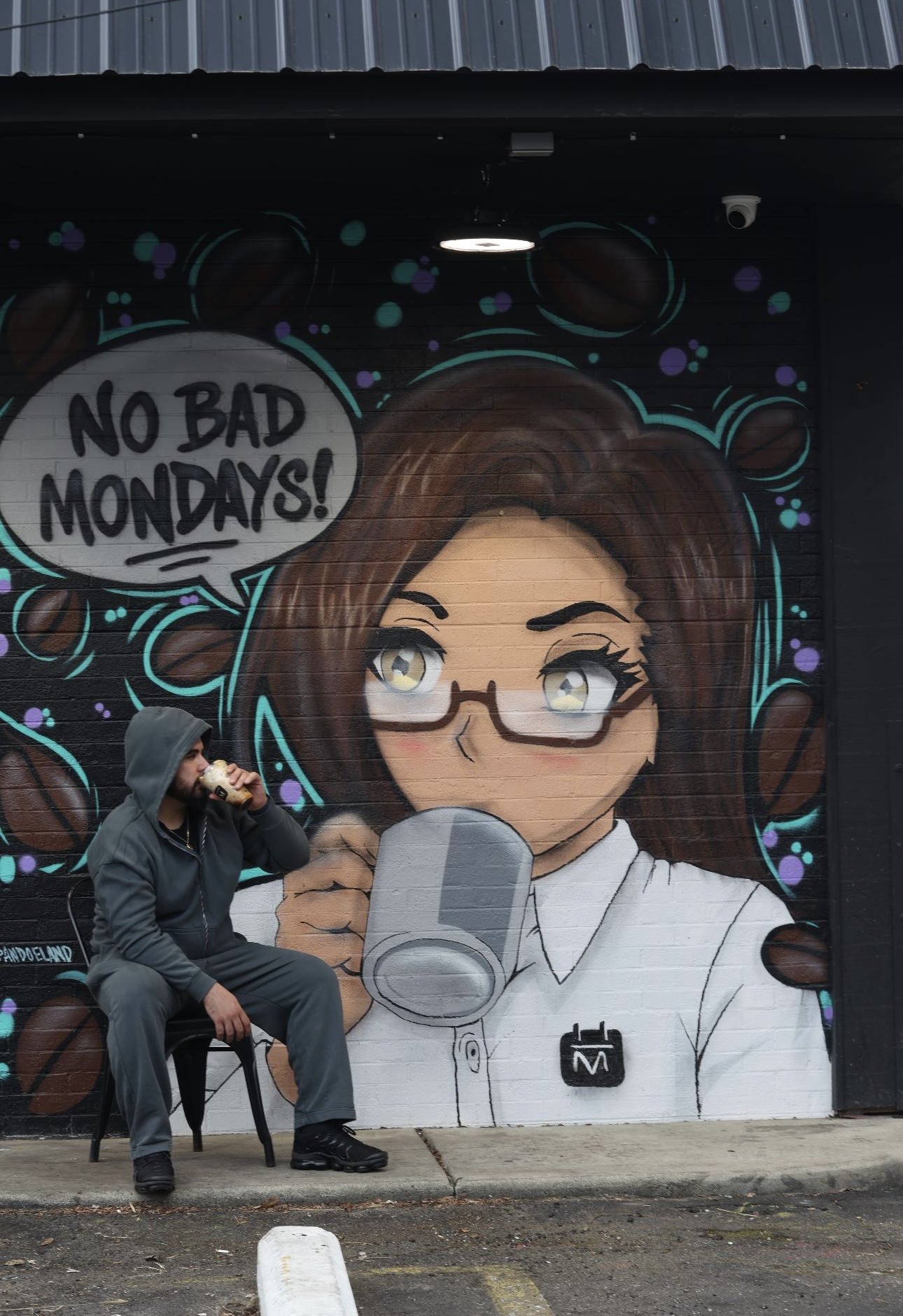 The founder of Monday Coffee Club