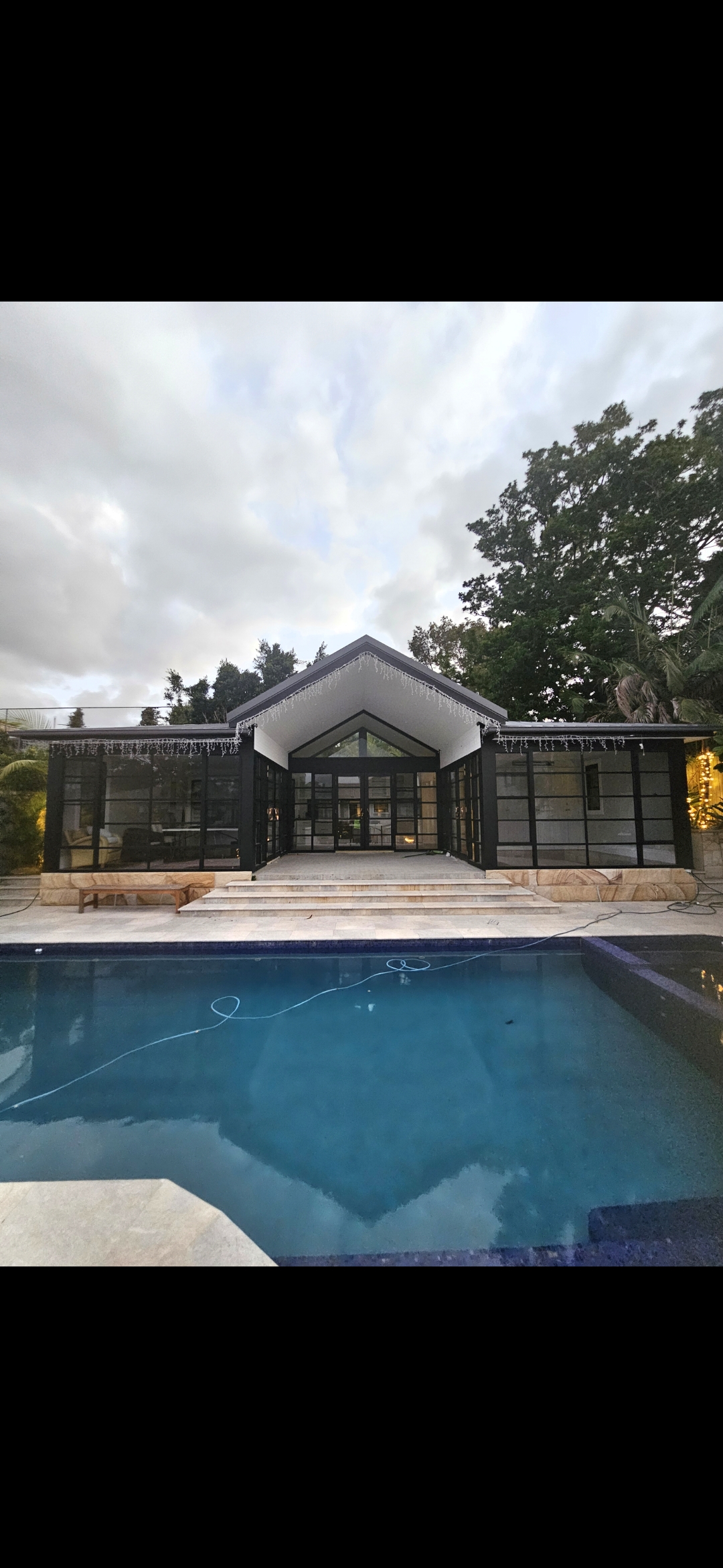 Longueville Architectural Pool Pavilion - Alutec Windows Premium Residential project