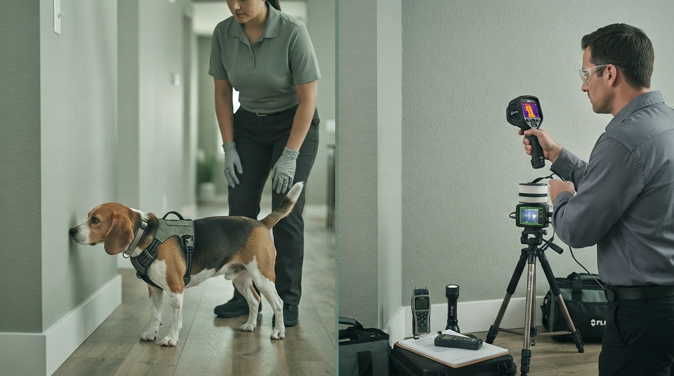 Canine Mold Detection vs Traditional Mold Inspection: What's the Difference?