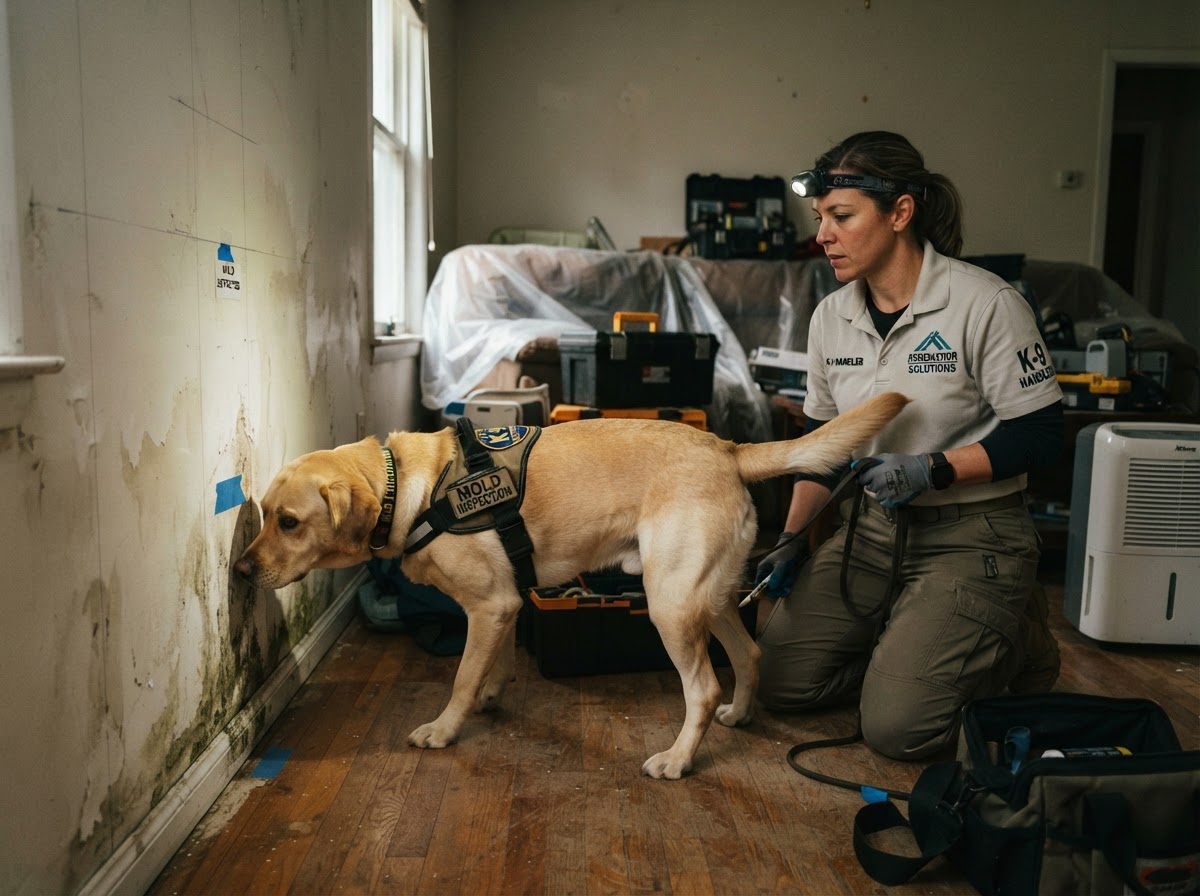 Pre-Remediation Canine Mold Inspection in Walla Walla WA